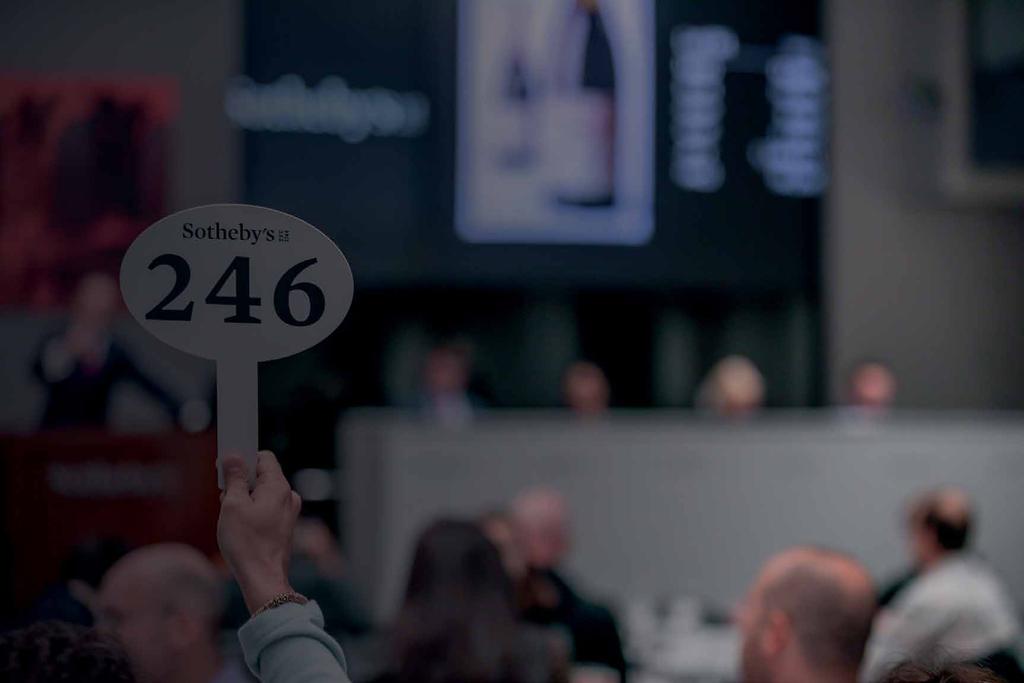 A Record-Breaking Year Wine and Spirits sales exceed $100 million Since 1995, Sotheby s has achieved over $1.