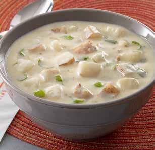 SOUP OPTIONS Baked Potato Soup Soup and Garlic Bread Serves 6 30. Warm up with a hearty bowl of our house-made soups. Available only during fall and winter!