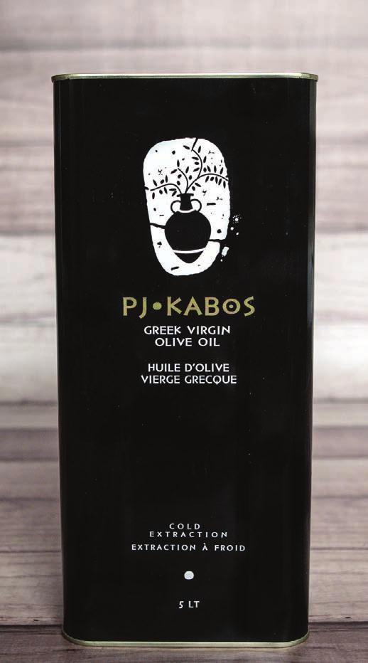 PJ KABOS VIRGIN OLIVE OIL (KORONEIKI VARIETY) 5L Fresh 2017/18 Harvest, 100% Greek Virgin Olive Oil obtained directly from olives & solely by mechanical means without the use of high temperatures or