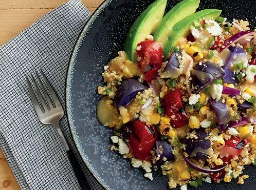 SPICY PERUVIAN GRAIN SALAD Nutritious ingredients create a colorful and flavorful base for a jalapeño-lime infused Hellmann s Golden Italian Vinaigrette.