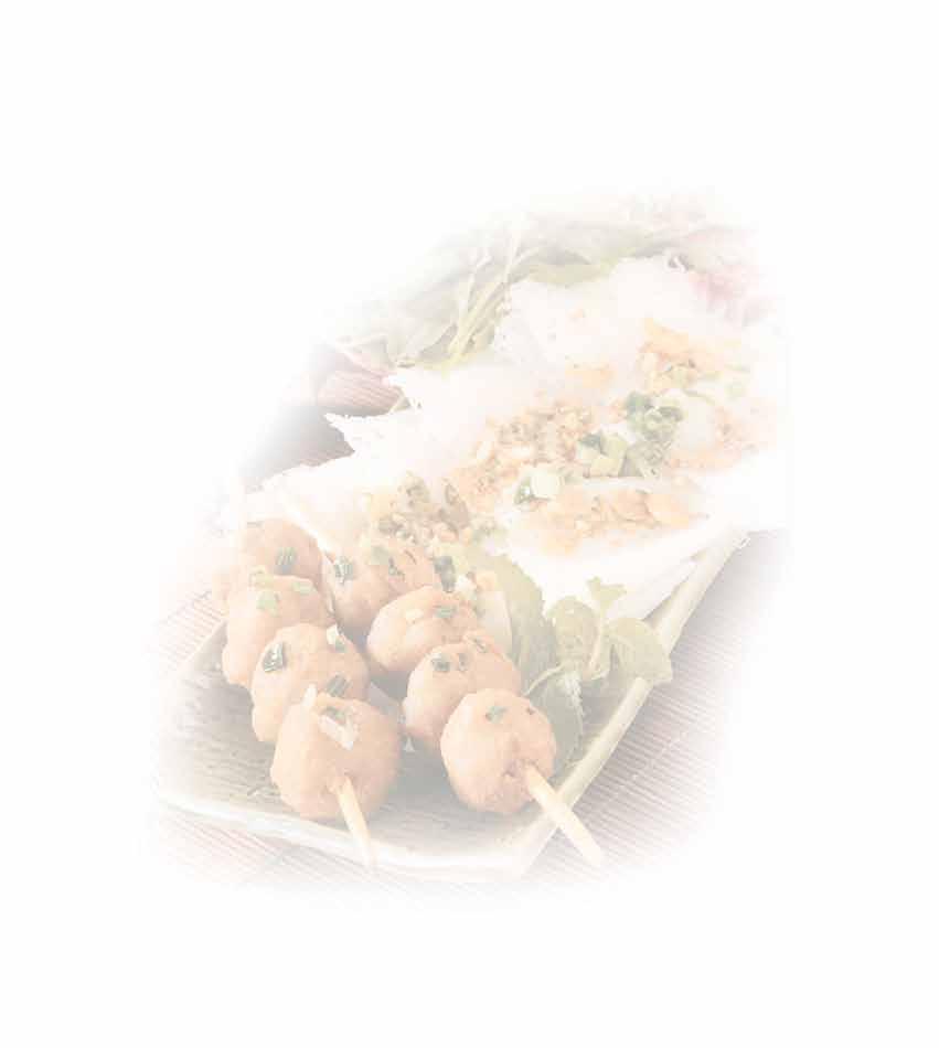 86. Bún chạo tôm... 9.00 Grilled minced shrimp on sugar cane with vermicelli 87. Bún nem nướng... 8.50 Grilled Vietnamese pork sausage with vermicelli 88. Bún nem nướng, chạo tôm... 9.50 Grilled Vietnamese pork sausage & minced shrimp on sugar cane with vermicelli 89.