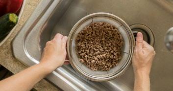 By following these tips you can take lower cost Ground Beef and make it a 90/10 lean choice.