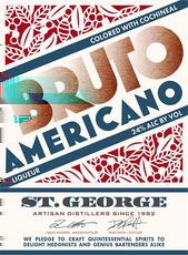 St. George Spirits, Bruto Americano Type Spirit - Liqueur - Botanical California, United States SKU 49081