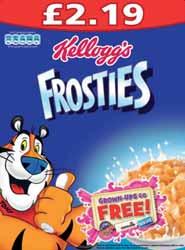 only 69p golocalextra 7 1.50 Kellogg s Frosties 375g PM 2.