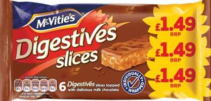 ONLY 1 49p golocalextra 7 McVitie s 6 Pack Digestives Slices 6s PM 1.