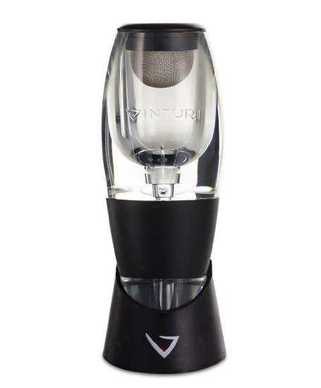 11 V1010 RED WINE AERATOR Vinturi s patented design draws in and mixes the proper amount of air