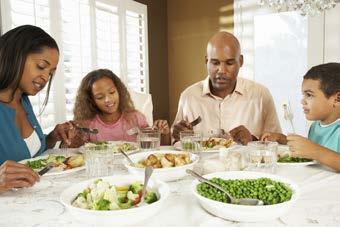 EAT TOGETHER AS A FAMILY It takes a little work to get everyone together, but it is worth it, and the whole family eats better! Start eating meals together when your children are young.
