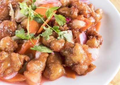 Tips: This dish is a smaller serve with stronger flavours, and goes well with steamed rice Crispy Fried Pork Heo Lăn Bột Chiên Giòn Vietnamese style crispy battered pork tossed with your choice of