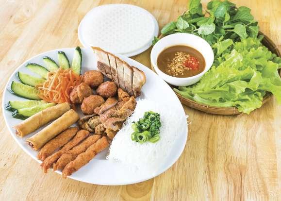 MAKE YOUR OWN COLD ROLLS GỎI TỰ CUỐN All served with fresh lettuce, mixed herbs, vermicelli, rice paper and a complementing dipping sauce. Ask us how to make your best roll here!