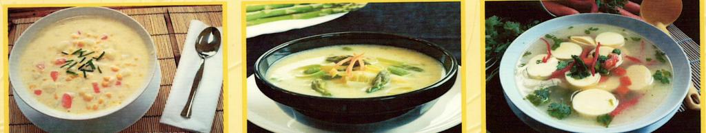 Bánh xèo Chay / Vegetable Golden Crepe (1) Súp / Soups 132. Súp rau Cải / Mixed Vegetables and Tofu soup 133.