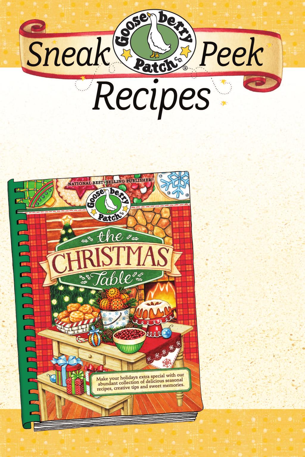 from The Christmas Table Cookbook Our Thanks to