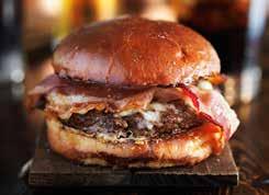 Burgers We start by grinding 100% pure beef daily so we have the best, freshest quality ground chuck burger imaginable.