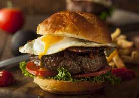 Cheese Lovers! Our great Burger Stuffed with Blue Cheese and grilled so the cheese is melted inside! (Cooked no more than Medium) 9.