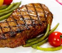 99 Fire-Grilled Pork Chops Two Bone-in Chops with natural juices 13.99 New York Strip Hand-Cut 14 oz. natural juices 20.