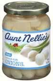 AUNT NELLIE S PEREG Aunt Nellies.Onion Whole 213371 0-44300-05852 12/15 Oz $1.20 Pereg.Quinoa Vegetable Canister 188058 8-13568-00102 6/10.58 Oz $2.82 Pereg.