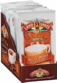 00 ea Land O Lakes Cocoa Choc Supreme Mix Kcup 10 Ct 6/5.3 oz 0-72058-61480 183984 $4.14 Land O Lakes Cocoa Arctic White Kcup 10Ct Pd 6/5.3 oz 0-72058-61483 183987 $4.