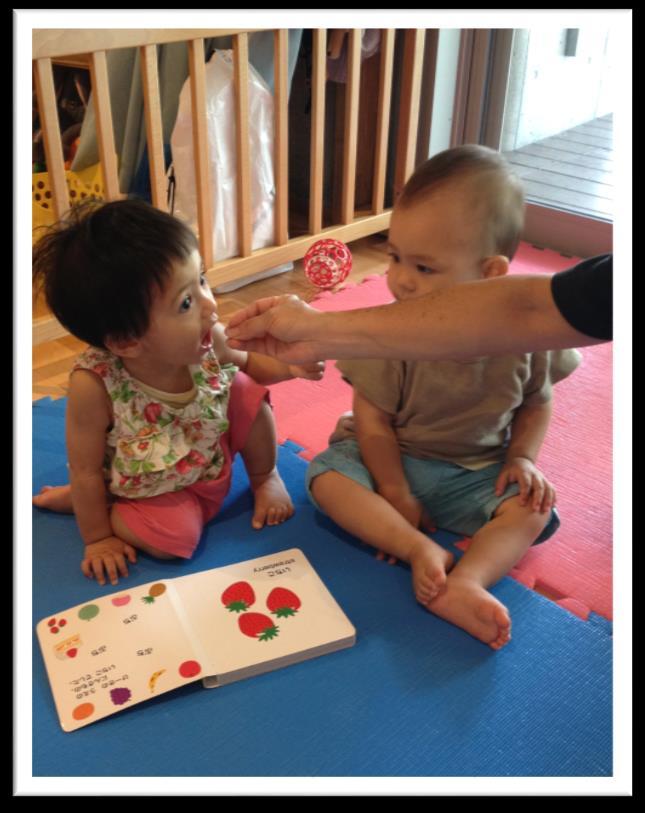 KUKURU CLASS: STORY TIME Babies developed the sense of touch by using their tiny fingers to turn the book s pages.