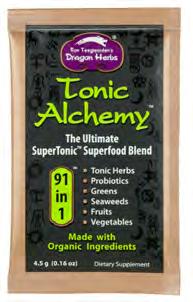 Blends Dragon Herbs famous Tonic Alchemy 91-in-1 Supertonic Superfood with Organic Arriba Criollo Cacao Powder