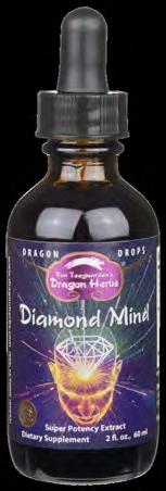 Diamond Mind Drops Super potent hydro-ethanolic Superior grade brain tonic herbs Supports cognition and memory For creative people Supports yoga and
