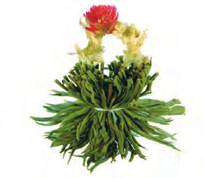 Sunrise Blossom Bulbs Ingredients Silver Needle Tea with Jasmine and Globe Amaranth Flower Specifications 10 tea