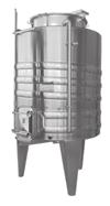 page8 Artisan Barrels & Tanks 2019 LEJEUNE FRENCH STAINLESS STEEL TANKS & OPTIONAL FITTINGS FERMENTATION AND MATURATION UPRIGHT TANKS WITH FLOATING TOP MECHANISM Model Hectoliters Gallons Diameter