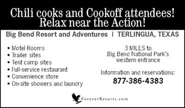June 2011 Terlingua Trails Page 7 TALLYMASTER'S REPORT Qualified As Of May 15, 2011 YEAR-TO-DATE COOKOFF STATISTICS *********** CURRENT YEAR *********** REQ COOKOFFS CHILIS MONEY STATE PTS HELD