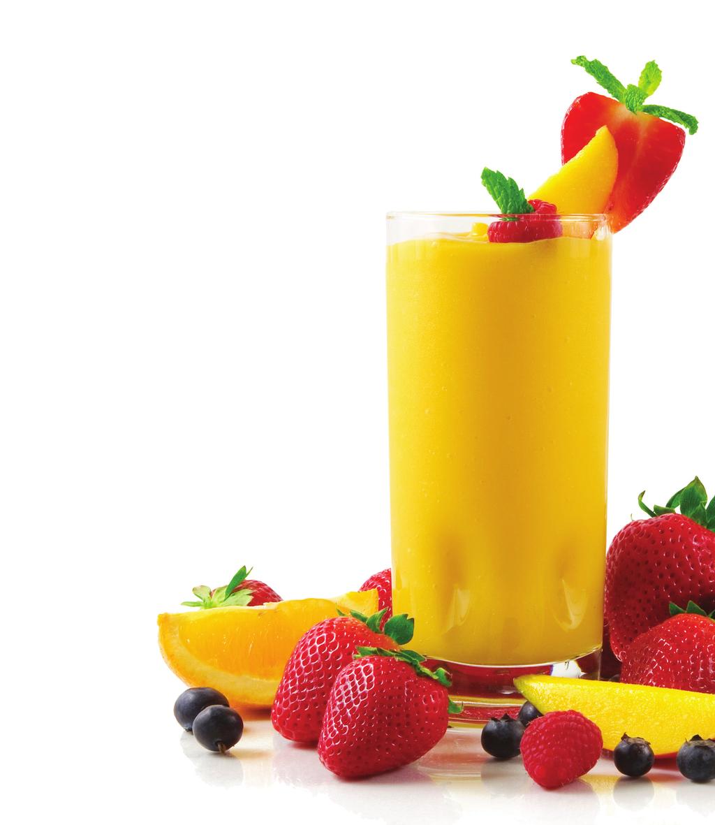 SMOOTHIES & MILKSHAKES SMOOTHIES & MILKSHAKES Tutti-Frutti Smoothie Makes six 227ml (8oz) servings Tofu is a good source of protein and a nice alternative to using dairy products in smoothies.