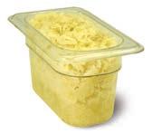 pouch fills a 1/9 Cambro container 2 3 Quality Always fresh packed, never cooked Bright color and crisp texture