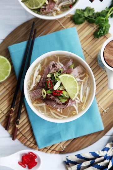 DINNER Vietnamese Beef Pho Soup Serves 2 A traditional Vietnamese dish that is more a meal than a soup. Healthy, fresh and tasty, this delicious soup will take your tastebuds travelling!