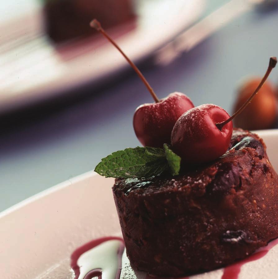 Black Cherry and Kirsch Truffle Desserts Serves 8, Vegan The classic combination of cherries, dark chocolate and nuts in this recipe is simply wonderful. 1.