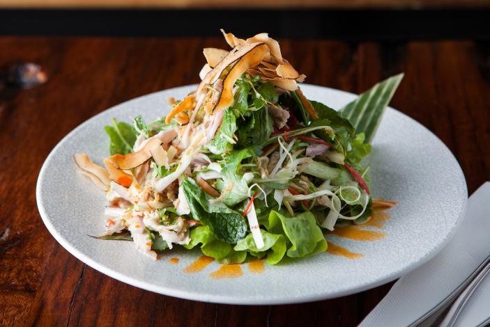 thai beef salad $24 char-grilled wagyu - fresh salad leaves thai herbs
