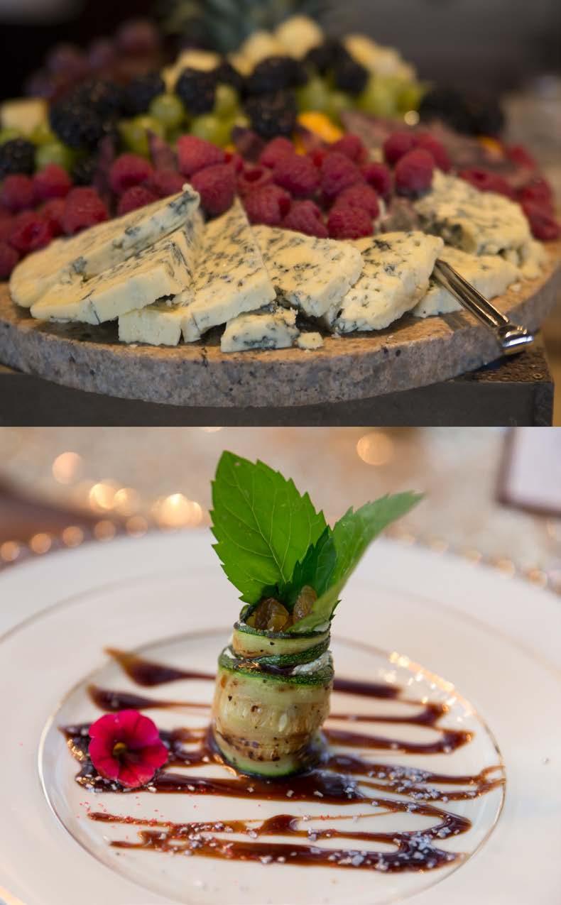Corporate Event Menus COLD HORS D OEUVRES $25-$35 per person + tax and delivery Choose Four to Seven Items: Vegetable Crudité with Spinach Artichoke Dip or Hummus Fresh Fruit Display Imported and