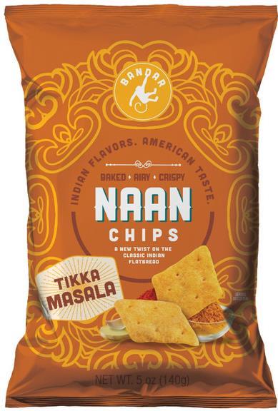 Bandar Foods Naan Chips Bandar reimagines traditional Indian