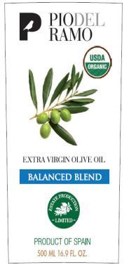 olive groves. Pío del Ramo affords superior quality with an organic olive oil of optimum quality and exceptional traits.