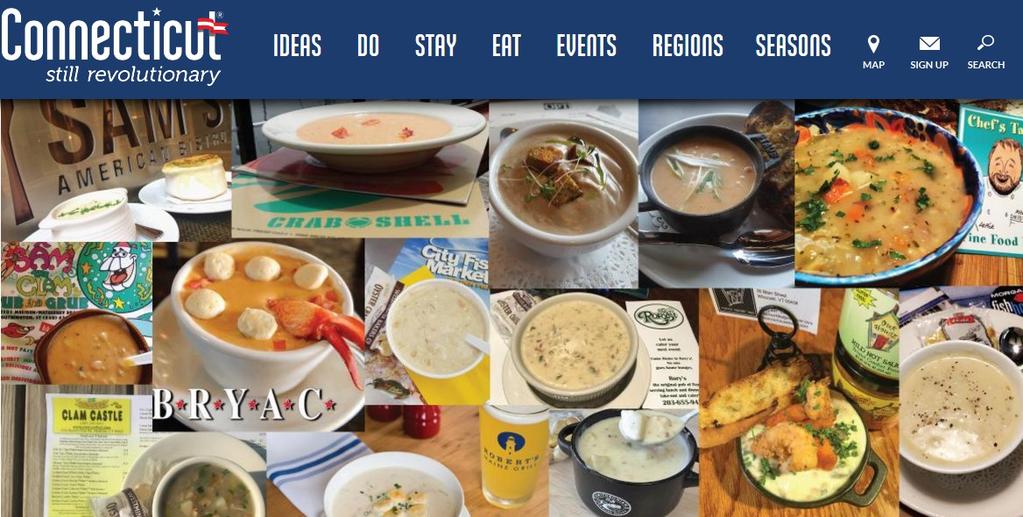 changes each year featuring the competing restaurants in Chowdafest to