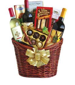 Connoisseur s Classic They ll be savoring the Wine Country Lifestyle with this beautiful basket, filled to the brim with