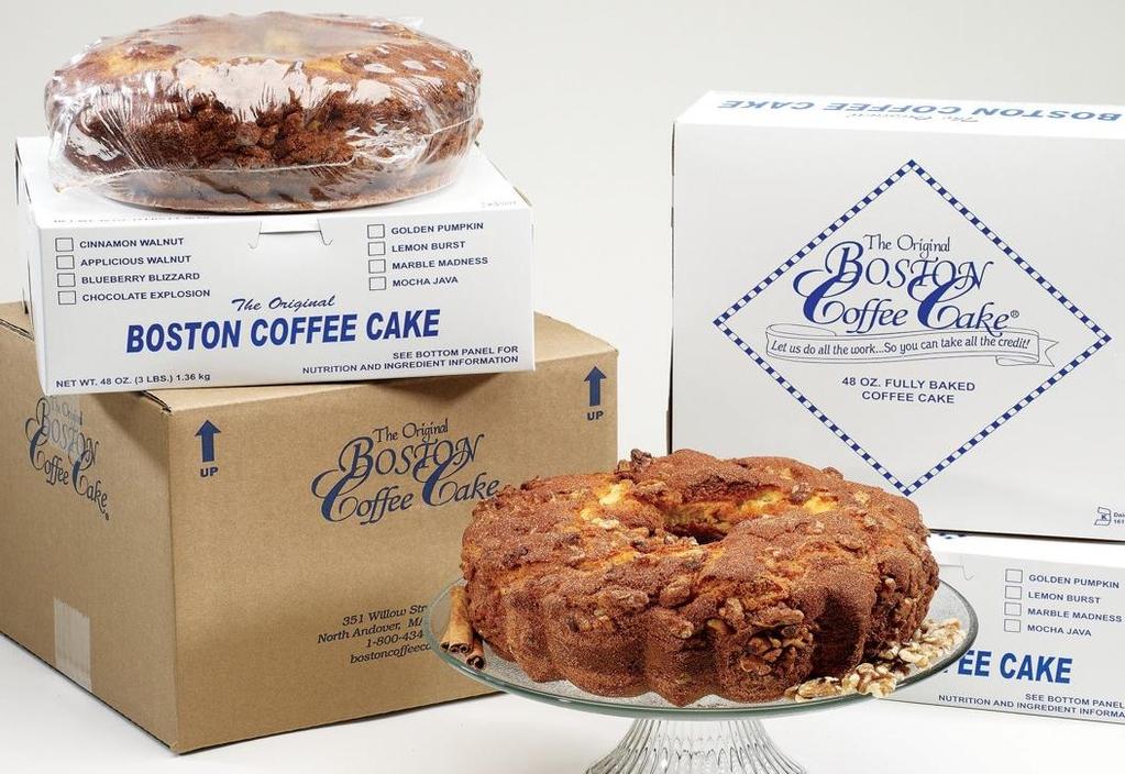 FOODSERVICE GOURMET COFFEE CAKES We make them, you take all of the credit!