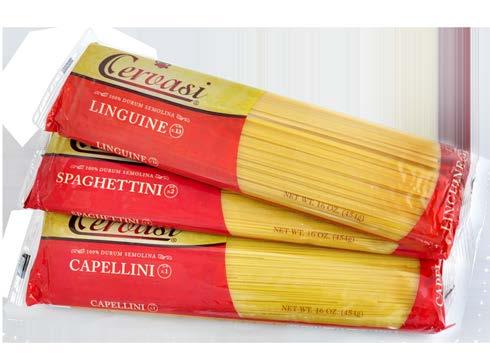 Long Cuts From Spaghettini to Fettuccini, long cut pasta can be used for a wide variety of sauces, as well as in