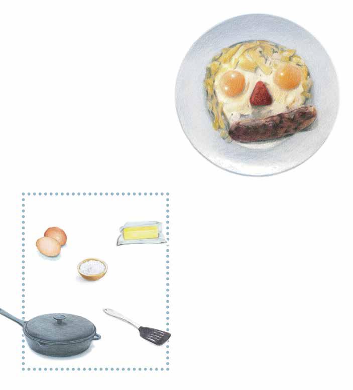 26 The Nourishing Traditions Cookbook for Children Egg Eyes (Fried Eggs) Serves 1 With a bit of creativity you can turn these eggs into a face on your plate.