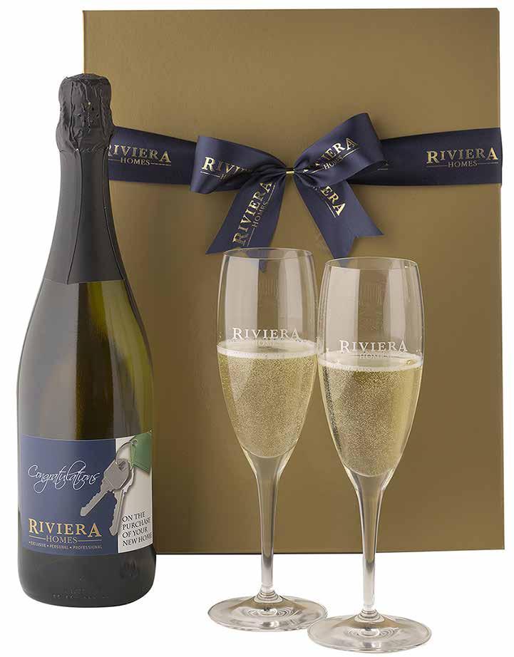 Sparkling Presentation Set With Custom Bow This gift includes: Hemera Estate Sparkling Pinot Chardonnay presented