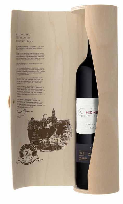 Birch Cylinder Wine Gift Impress your valued clients with a beautifully hand-crafted