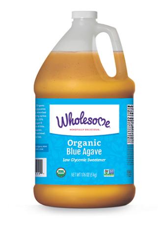 Wholesome Sweeteners Wholesome Sweeteners are produced exclusively from organically grown and processed Blue Agave.