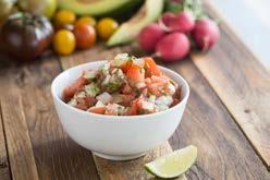 This dish is served with pico de gallo, sour cream and slices of oranges. Side Dishes: Pico de Gallo $4.