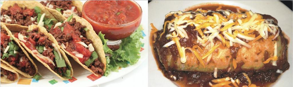 South of the Border Enjoy our Salsa Bar to enhance your meal Chile Relleno Burrito... 8.