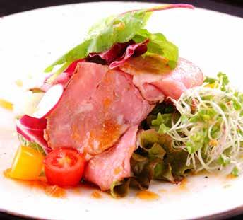 サラダ SALAD 刺身 SASHIMI 1. ヘルシーサラダ ( 日本産ワカメ あかもく 納豆 とろろ ) 和風ドレッシング $15 Healthy Salad with Japanese dressing 2.