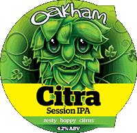 Oakham Brewery (Cambridgeshire) 11 x 9gl Citra CHAMPION BEER OF BRITAIN RUNNER-UP 2014 A