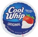 ) or Loaf Cake (17 oz.)... 6 Cool Whip Whipped Topping 2/ 8 oz.