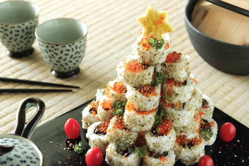 Let s celebrate this festive season Soak up the festive atmosphere at Kampachi where tasty delights like Tsukemono, Sashimi, Teppanyaki, Nabemono, as well as Roasted Turkey and Christmas goodies