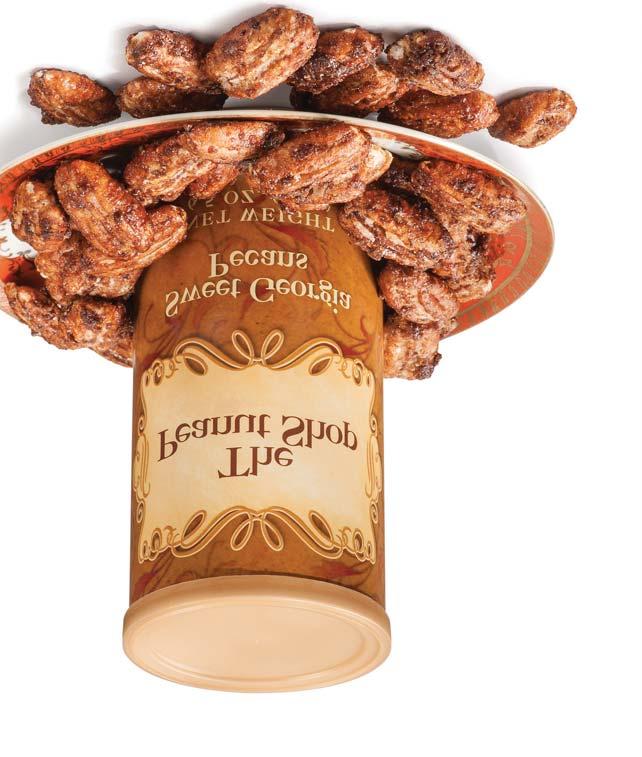 Georgia Pecans Our popular pecans are available in roasted and salted, praline glazed,