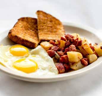 Due to these circumstances, we are unable to guarantee that any menu items can be completely free of gluten. OTHER FAVORITES CORNED BEEF HASH Corned Beef Hash Enjoy Mr.